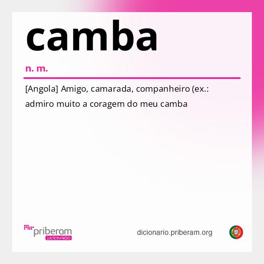 Significado de camba